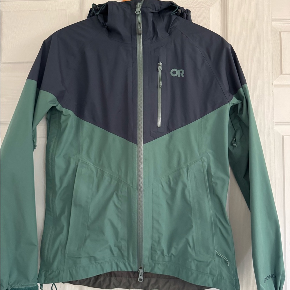 Outdoor Research Dark Blue and Green Gore-Tex XS